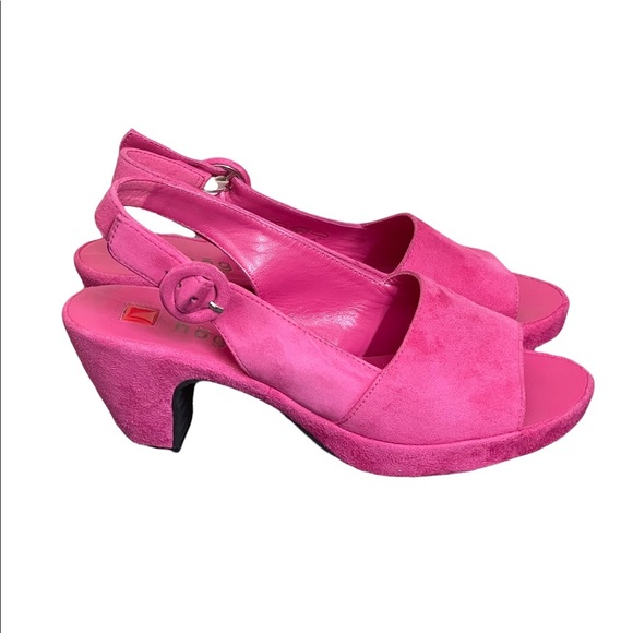 Hogl sacchetto suede pink sandals size 3.5(6)USA - Picture 3 of 11